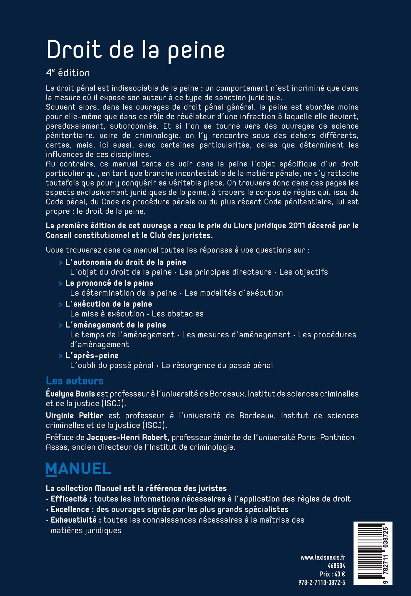 Droit de la peine