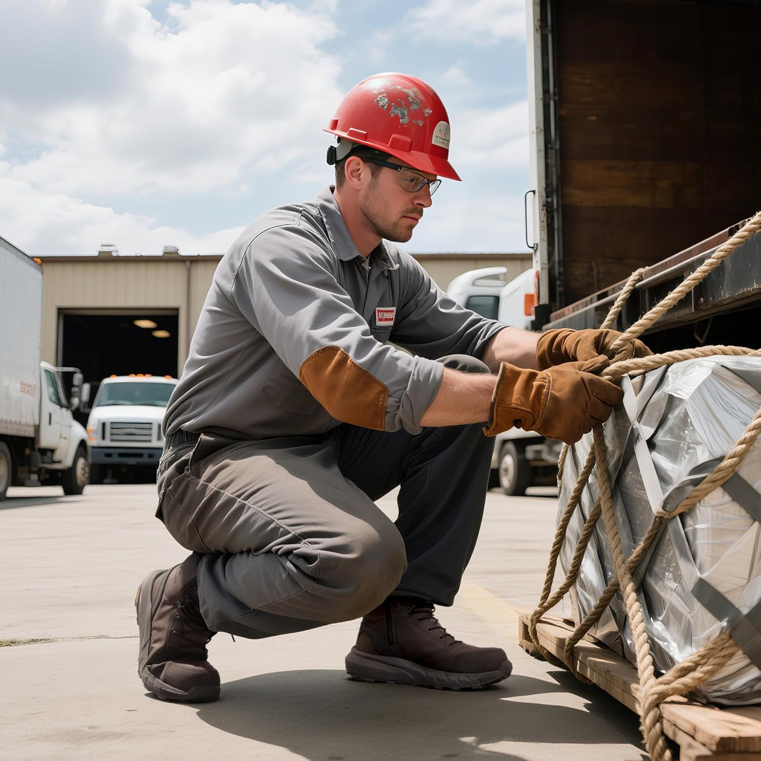 NORTIV 8 Men's Composite Toe Work Boots – 8'' Lightweight ASTM F2412-24 & ASTM F2913-24 Safety Boots with Side Zipper for Construction & Warehouse, Metrostrike-Nano - Image 2