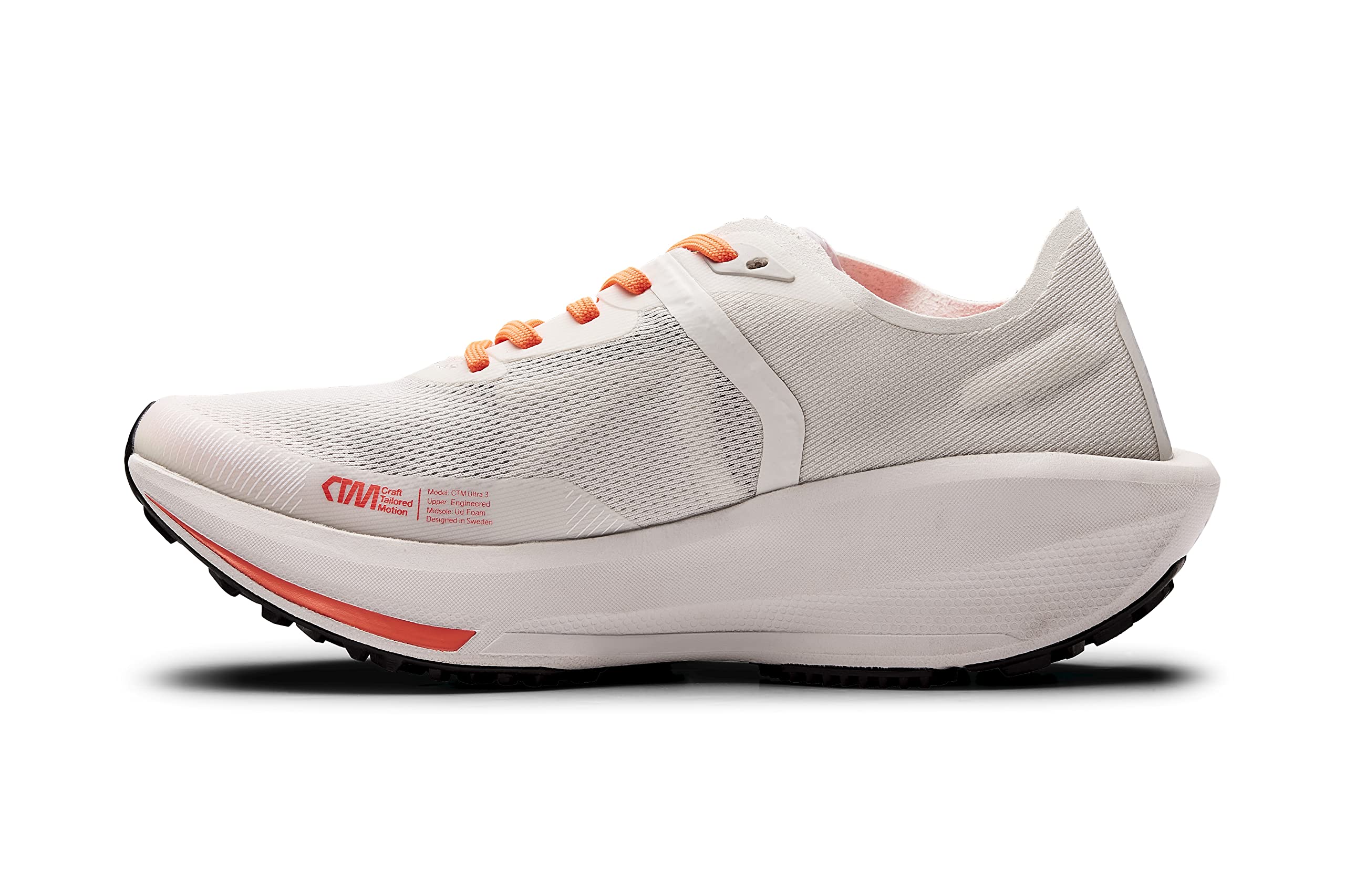 Craft Sportswear Damen CTM Ultra 3 Laufschuh, Eschenweiß-Schock, 37.5 EU
