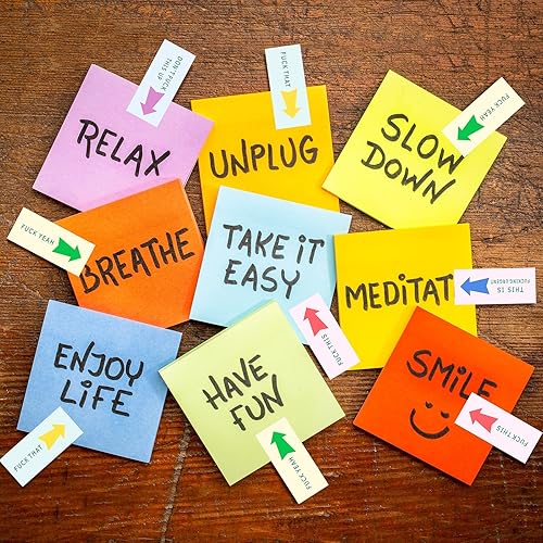 Miniatura 6 de 2 notas adhesivas divertidas para adultos, notas autoadhesivas pasivas y agresivas, etiquetas de notas adhesivas Sweary, regalos de oficina para