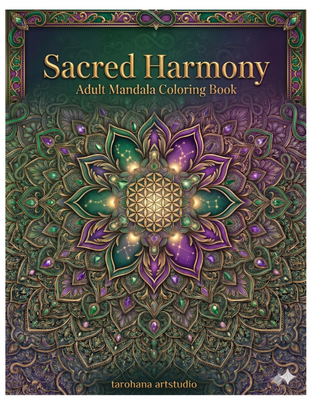 Sacred Harmony: Adult Mandala Coloring Book