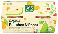 Vista 3 de 365 by Whole Foods Market, Melocotones y peras orgánicos 4 unidades, 16 onzas