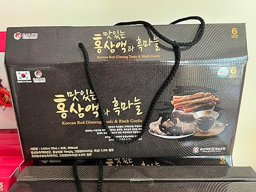 Miniatura 5 de SamSiDae - Ginseng panax coreano rojo y tónico de ajo negro. Rendimiento mental, potenciador de energía, propiedad antioxidante. 30 bolsas de 2.4fl