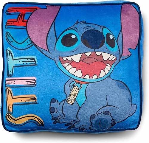 Miniatura 4 de Northwest Disney's Lilo and Stitch Cloud - Juego de almohada elástica y manta táctil de seda, almohada de 14 pulgadas, manta de 40 x 50 pulgadas,