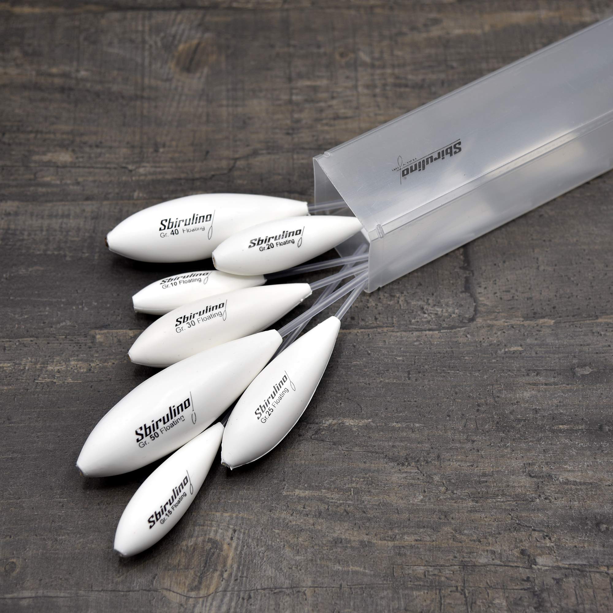 Kit Plus 7 Piece Floating Bombards. Shading container included, White - Image 2