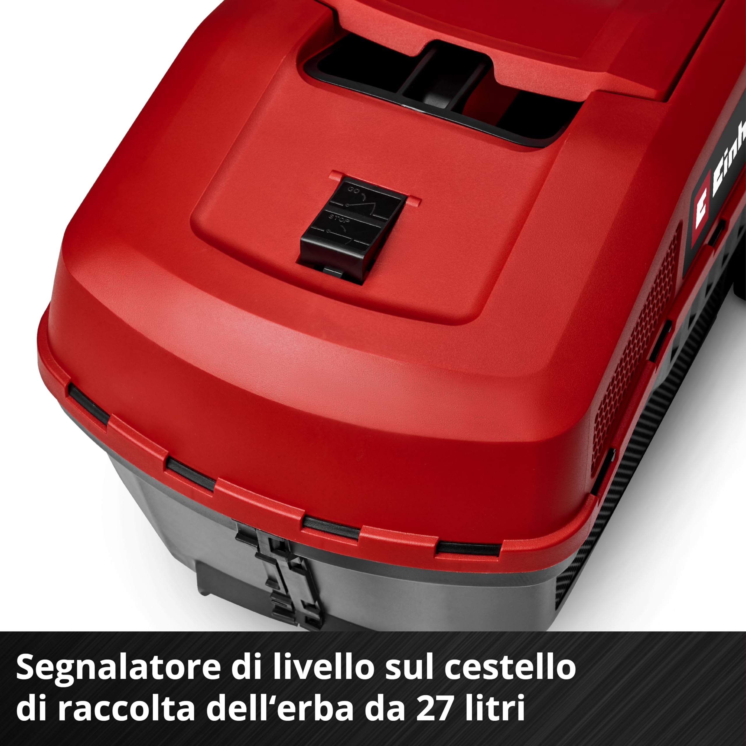 Il tosaerba Einhell Professional GE-CM 18/30-1 Li BL-Solo Power X-Change (18 V, larghezza di taglio 30 cm, fino a 175 m², Brushless, cesto di raccolta 27l, altezza di taglio 30-65 mm, senza batteria)
