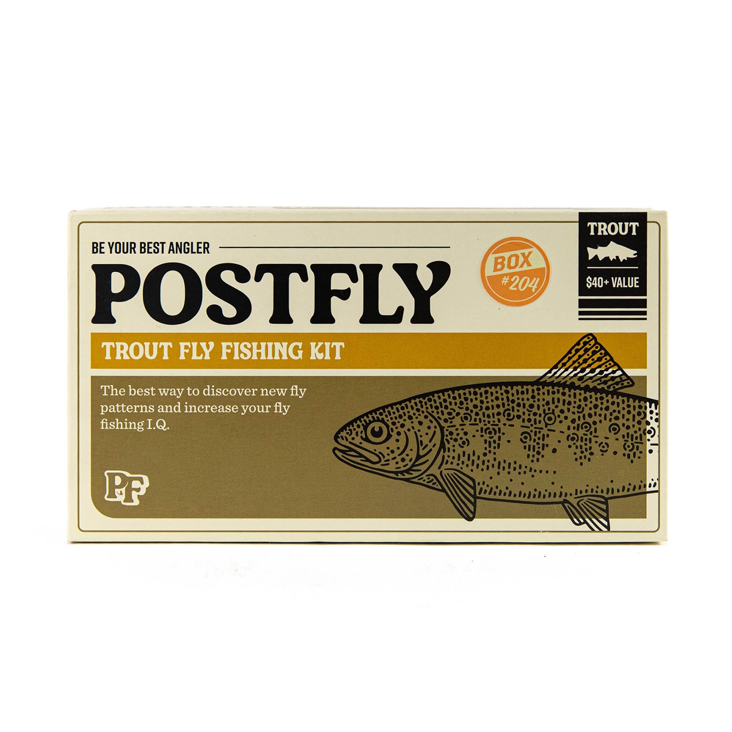 Postfly Trout Fly Fishing Kit, Premium Flies for Rainbow Trout, Brown Trout and Brook Trout