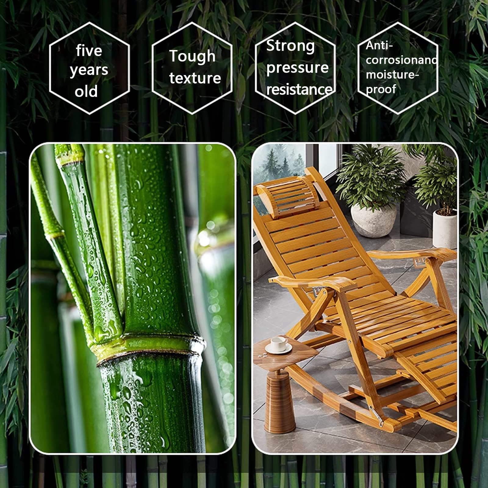 Poltrona da Esterno,Sedia a Dondolo Prendisole,sdraia Giardino per Esterno,Comoda Sedia a Dondolo,per Soggiorno, cameretta, Balcone, Studio, Giardino,Arredamento per terrazzo,terrazzo Arredamento