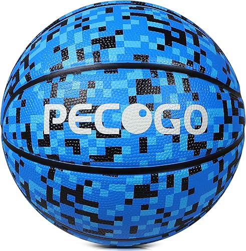 Miniatura 17 de Balón de baloncesto de goma oficial para interiores y exteriores, para hombres, tamaño 3/4/5/6/7 para niños, jóvenes, adolescentes, niños y niñas,