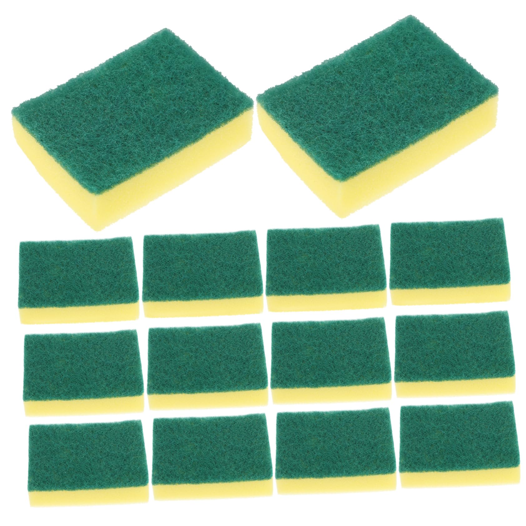 24Pcs Heavy Duty Reusable Kitchen Sponges Multi Function Cleaning Dishcloths for Dishwashing and Cookware Care Quick Drying and Durable for Household Use
