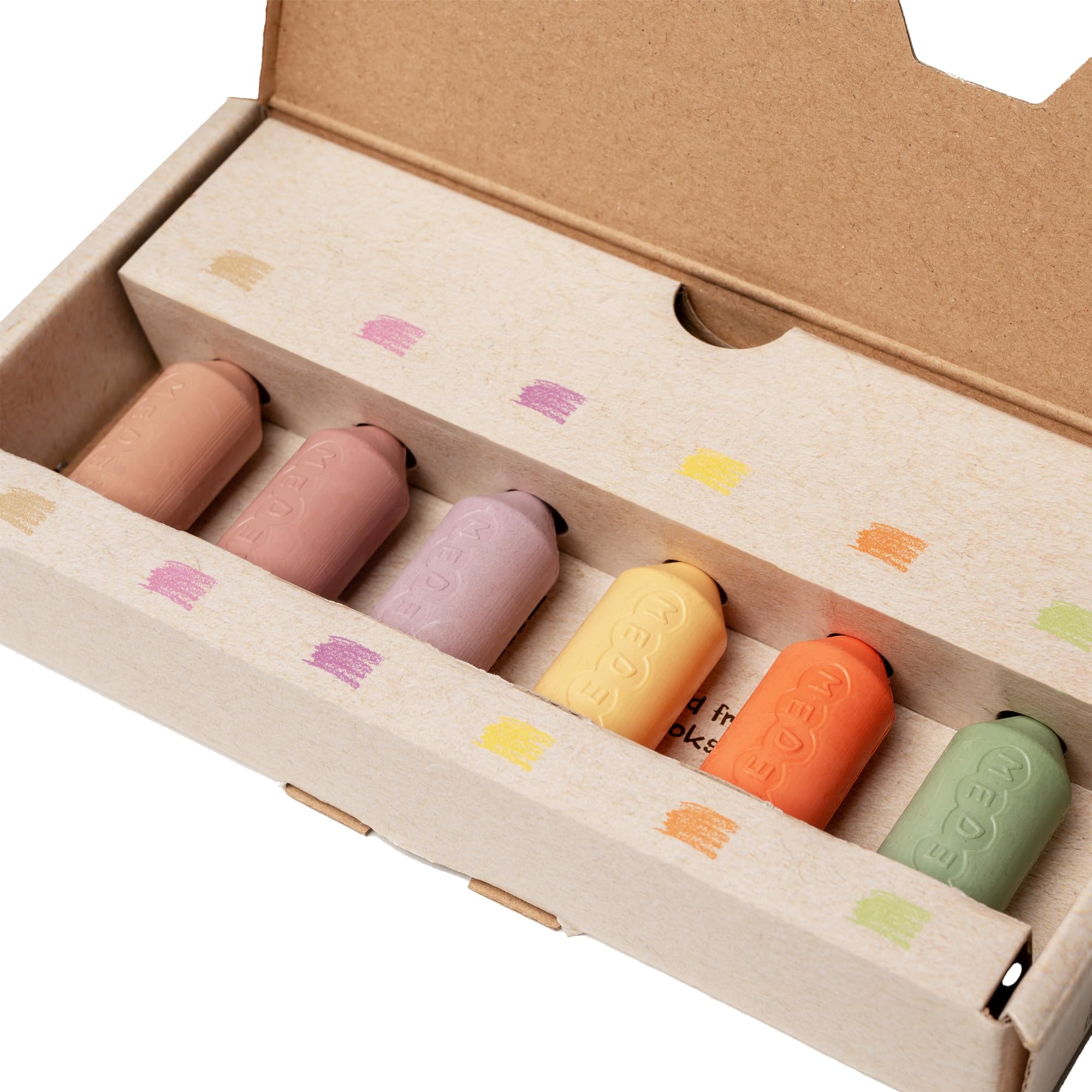 Pastelli a cera d'api pura, certificata e atossica per bambini da 1 anno in su, profumo naturale di miele | Ecologico