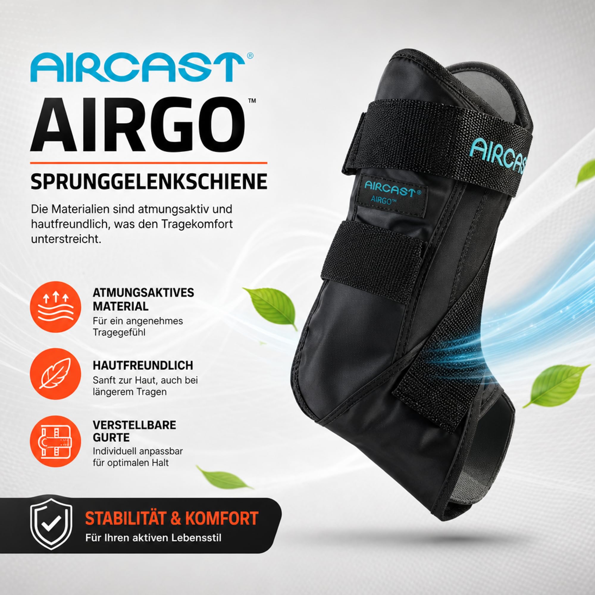 Aircast AirGo Tobillera XL derecha 1 pieza