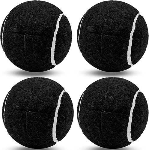 Miniatura 10 de Paquete de 4 pelotas de tenis para caminar, pelotas de tenis precortadas para patas de caminante o muebles, deslizadores de esquí y almohadillas de