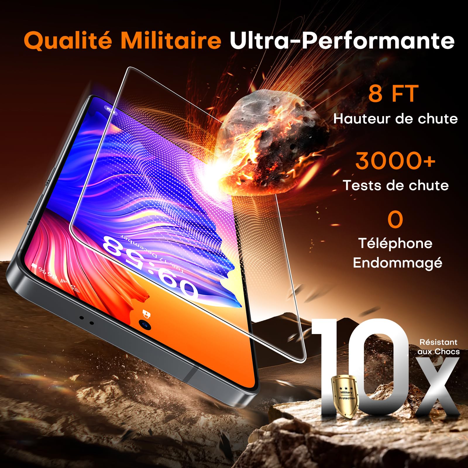 TOCOL Verre Trempé pour Samsung Galaxy S26 Ultra, Dépoussiérage Automatique, Installation Rapide, Sans Bulles, Dureté 9H, Résistant aux Rayures, Coques de Téléphone Compatibles, 2 Pièces