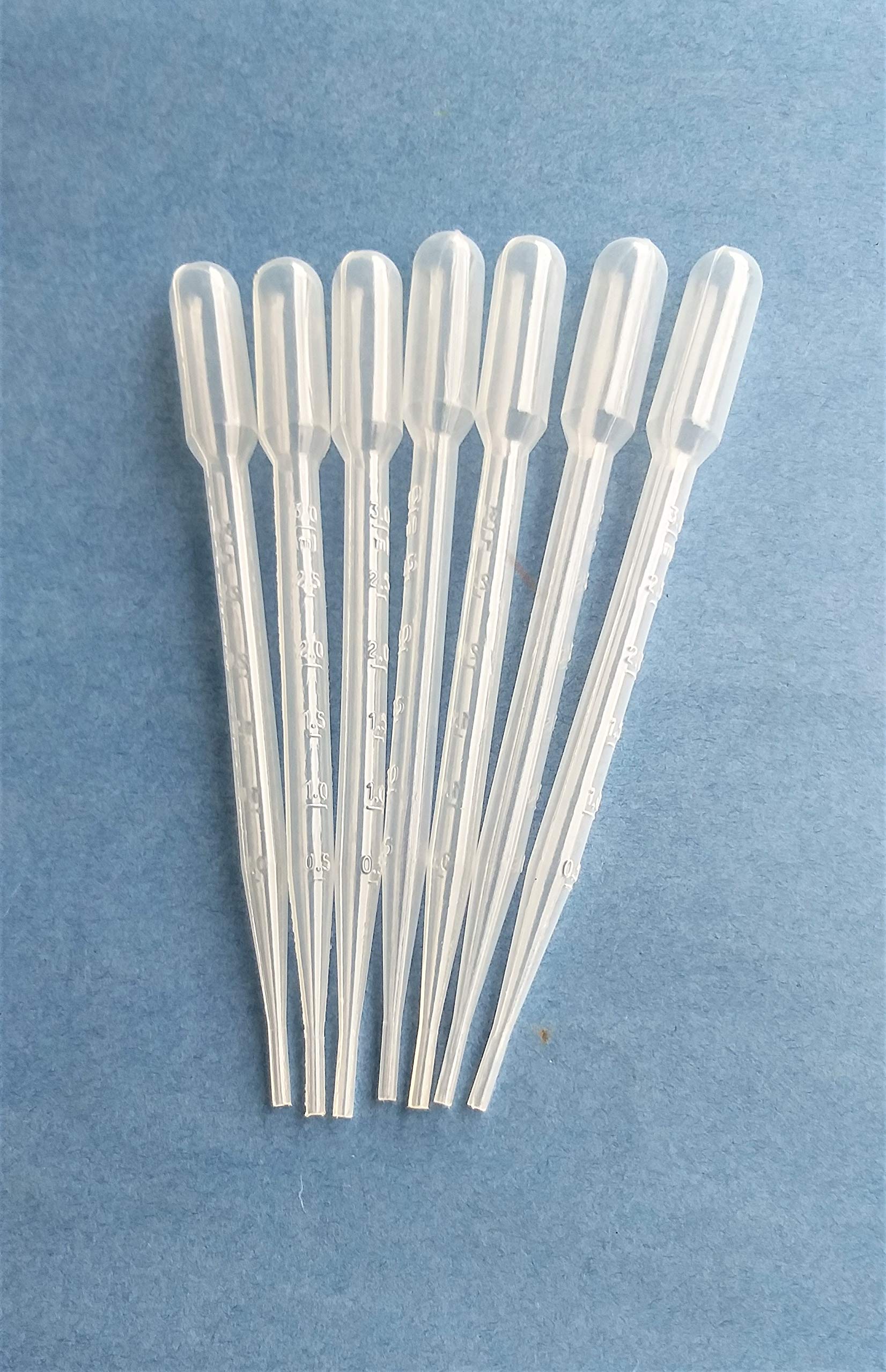 AIM Plastic Dropper 3ml graduated/Pasture Pipette/Transfer Pipette (10)