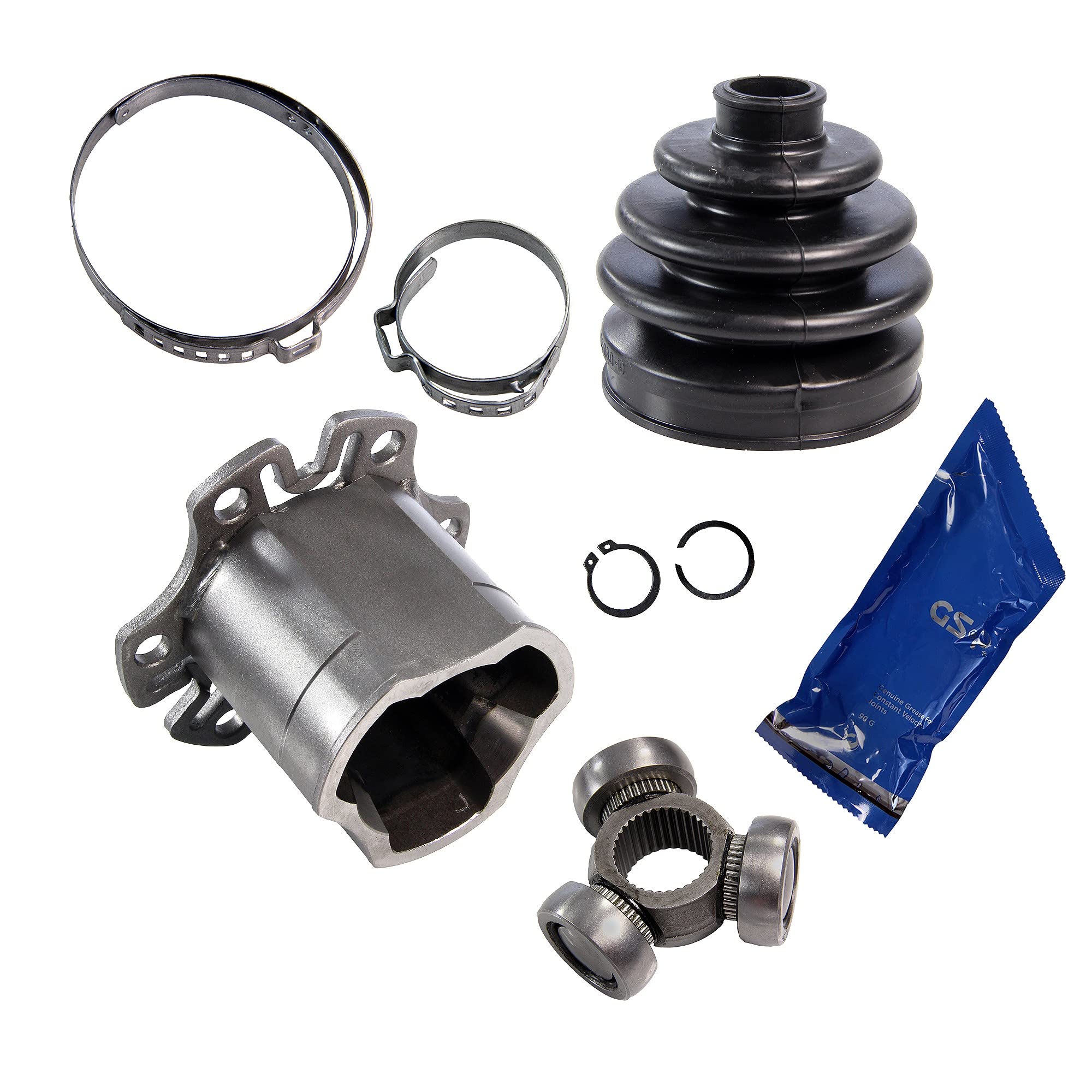 Gelenksatz getriebeseitig Kompatibel mit: AUDI A4 B6, A4 B6 Avant, A4 B6 Cabriolet, A4 B7, A4 B7 Avant, A4 B7 Cabriolet, A6 Allroad C6, A6 C6, A6 C6 Avant, A8 D3, FORD GALAXY I
