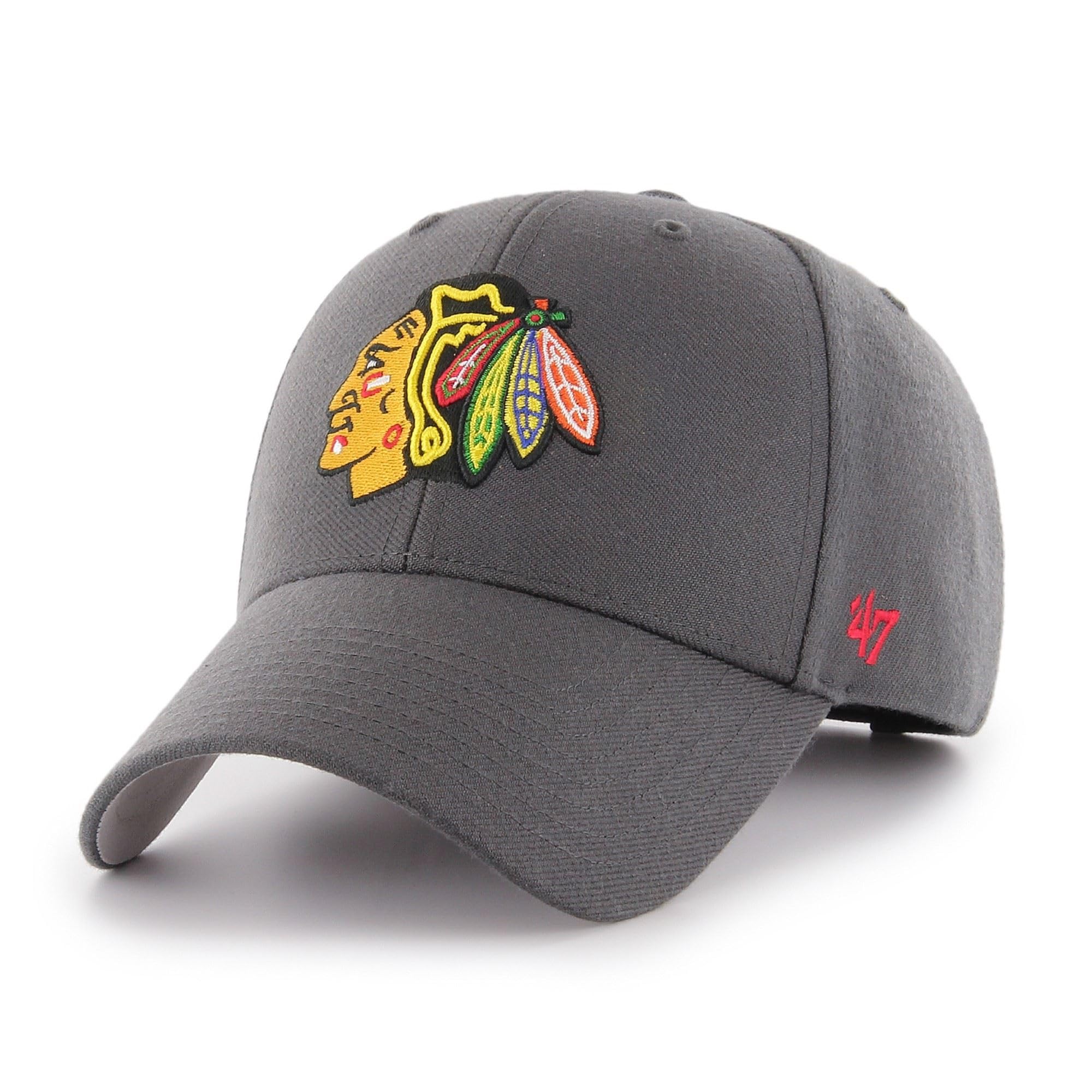 47 Chicago Blackhawks NHL Most Value P. Dark Grey Adjustable Cap