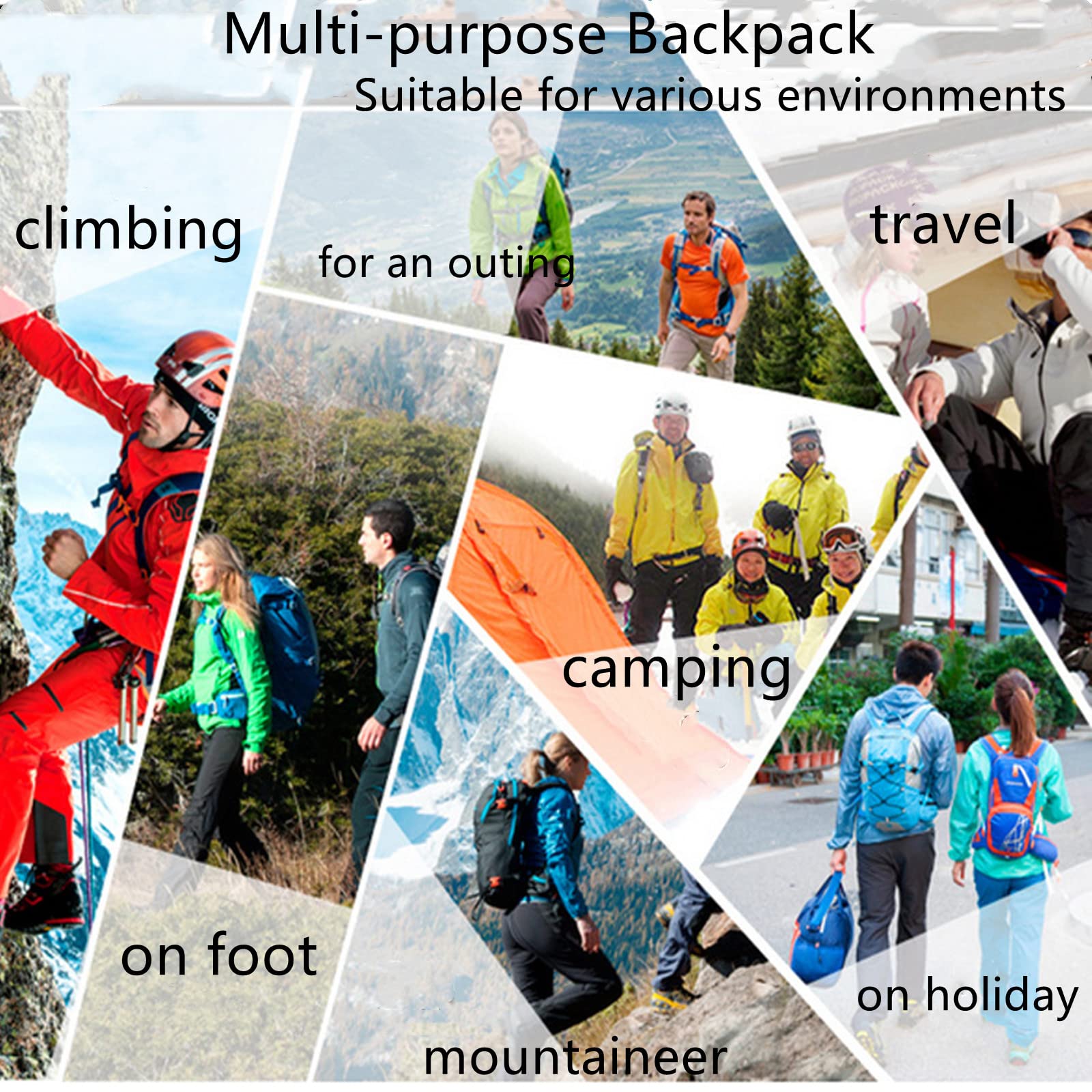 Zaino tattico militare Molle, zaino militare di piccola capacità da 15 litri per escursionismo ciclismo campeggio alpinismo pesca caccia arrampicata trekking viaggi sport