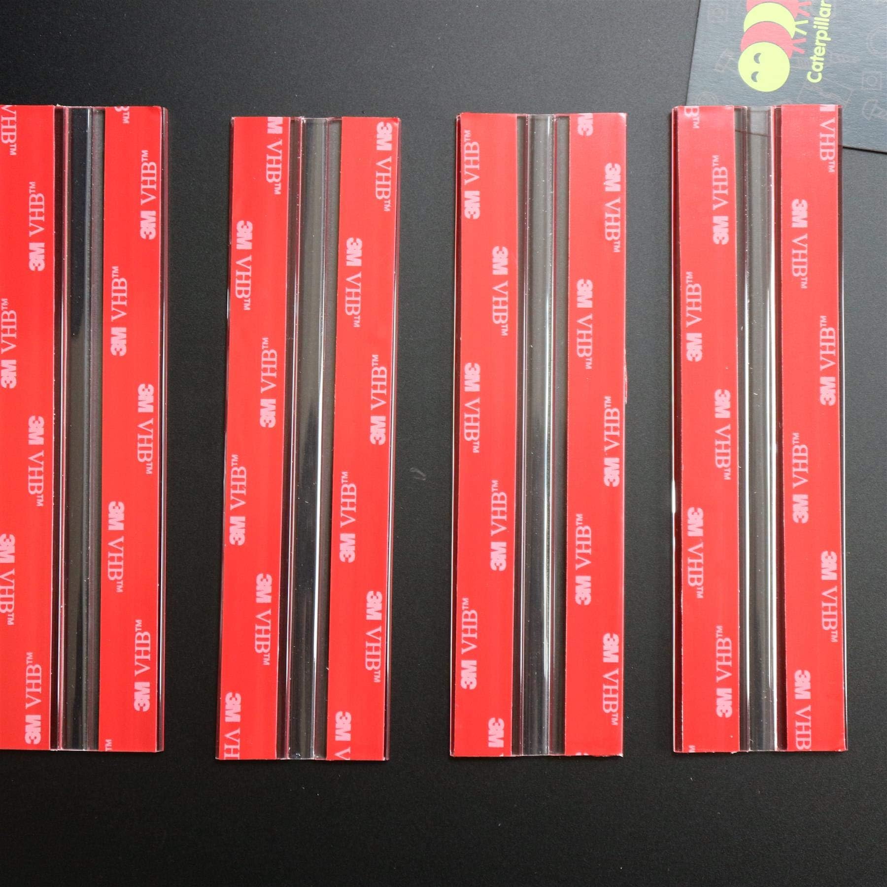 4x 50mm Flexible Hinges - No glue required, Self Adhesive. Low profile ...