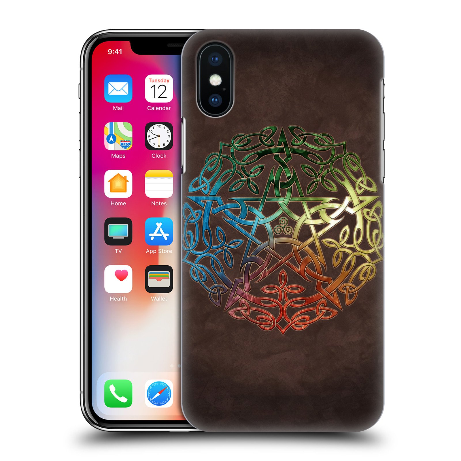 Head Case Designs Officially Licensed Brigid Ashwood Element Pentacle Sacred Symbols Hard Back Case Compatible with Apple iPhone X/iPhone Xs