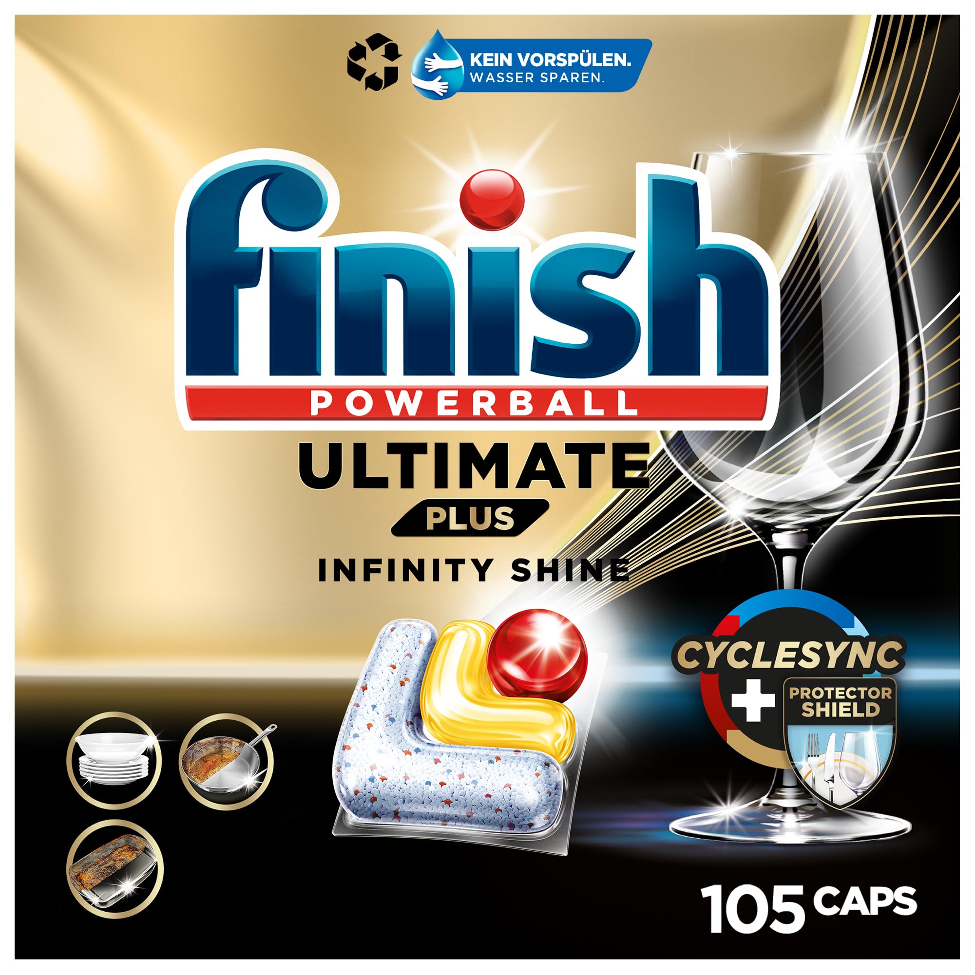 Finish Ultimate Plus Infinity Shine Citrus tablete za perilicu suđa