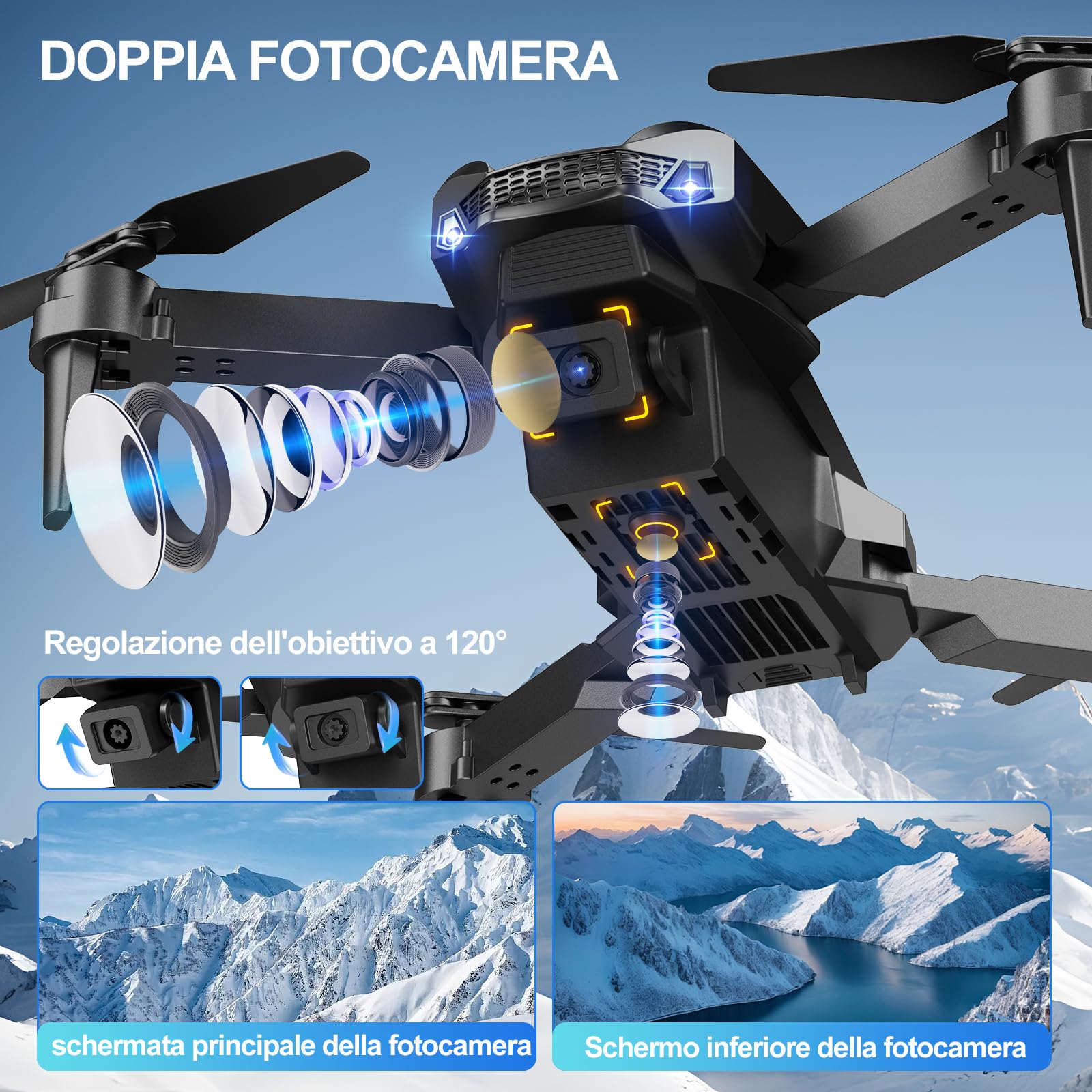 Drone con Camera 1080P per Principianti - Dettaglio