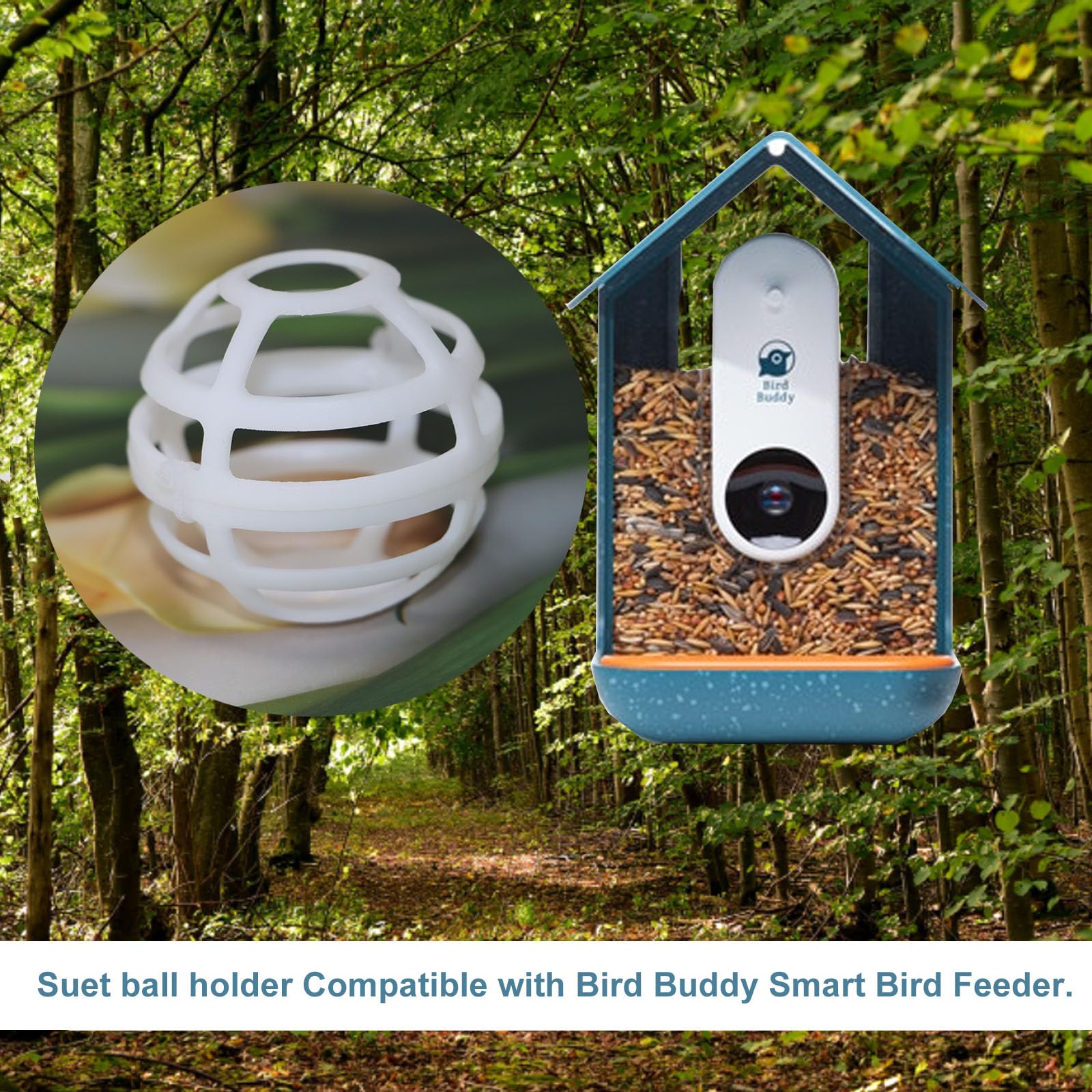 PIAOLGYI Verlängerung Für Bird Buddy – Talgballhalter-Erweiterung Für Bessere Vogel-Fotos