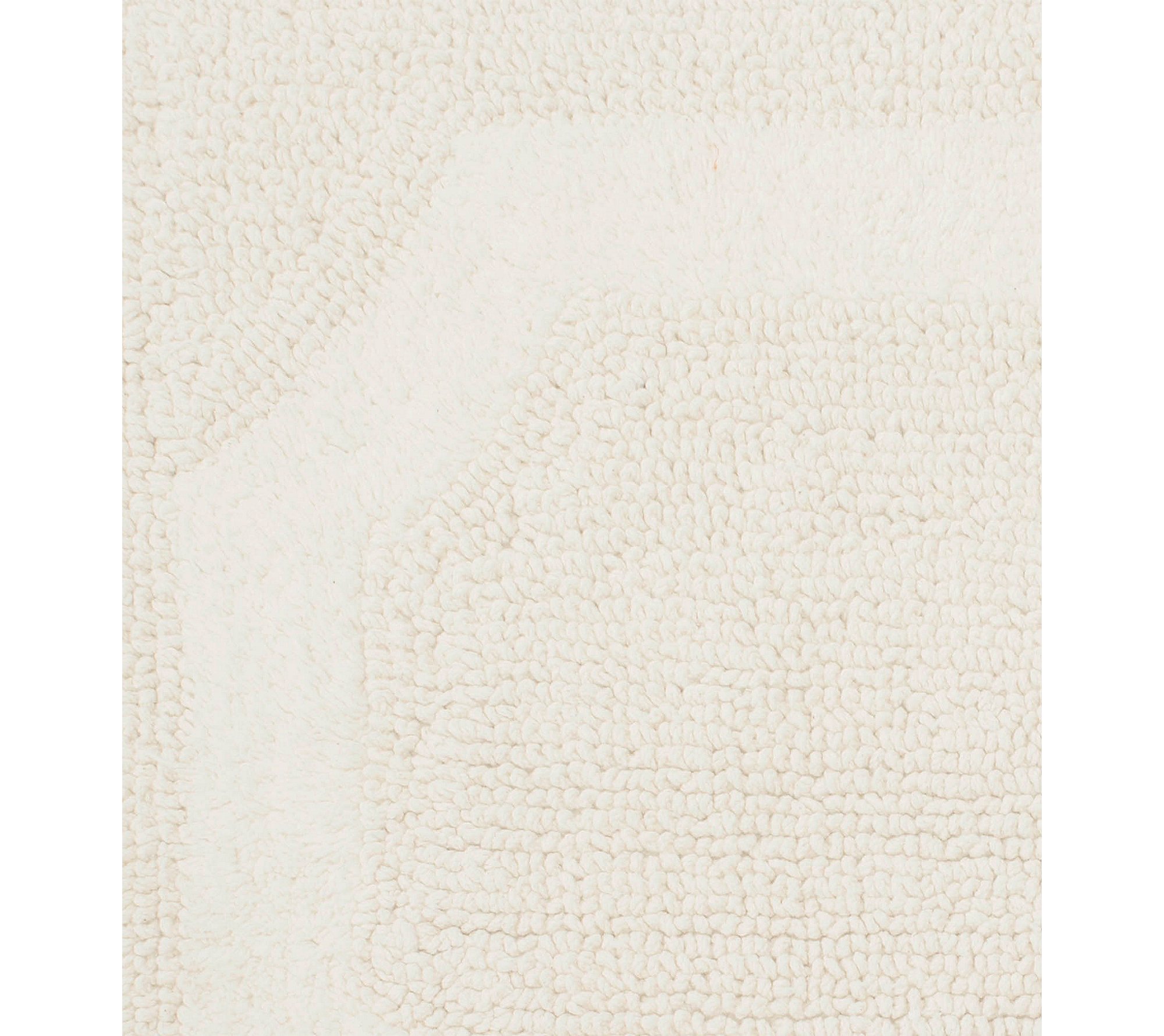 Laura Ashley Reversible Cotton 21 x 34 in. Bath Mat, Ivory, 53 x 86 cm (Rectangular) - Image 3