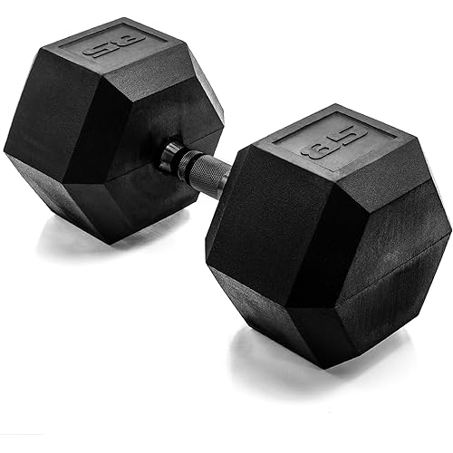 CAP Barbell Coated Hex Dumbbell Weight - Single | 10-120 lbs | Multiple Options