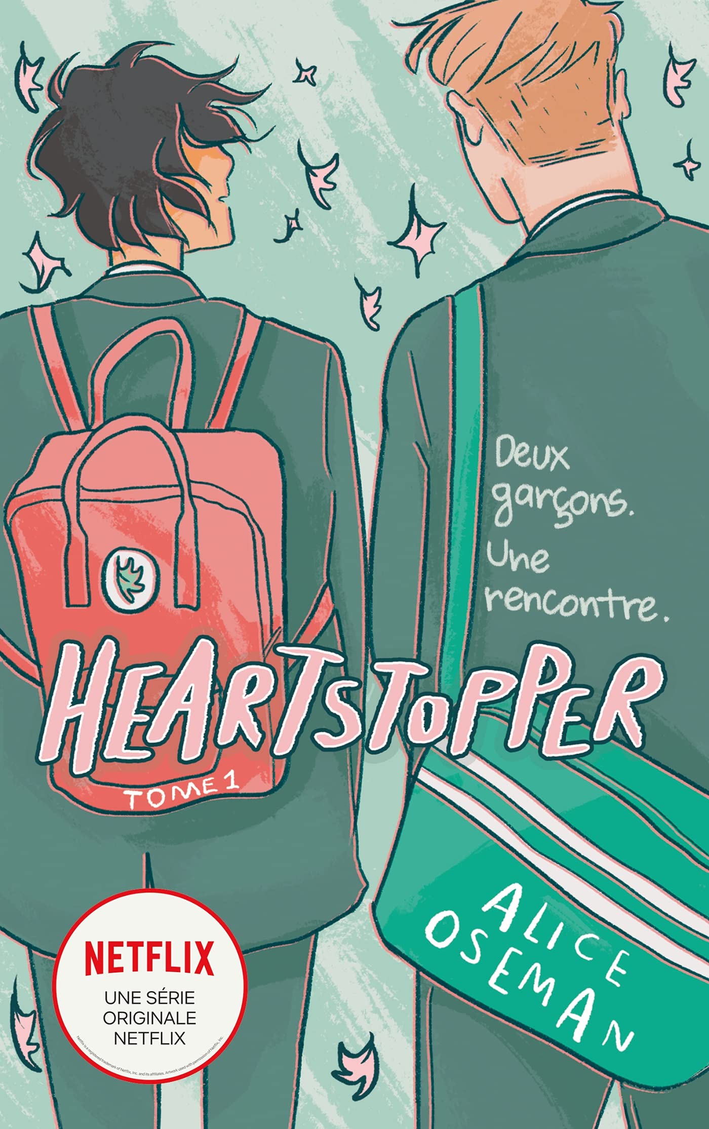 Couverture de Heartstopper T1 - Deux garçons. Une rencontre