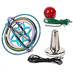 Joytech Precision Gyroscope Kill Time Metal Anti-Gravity Spinner Balance Toy Colorful JA05