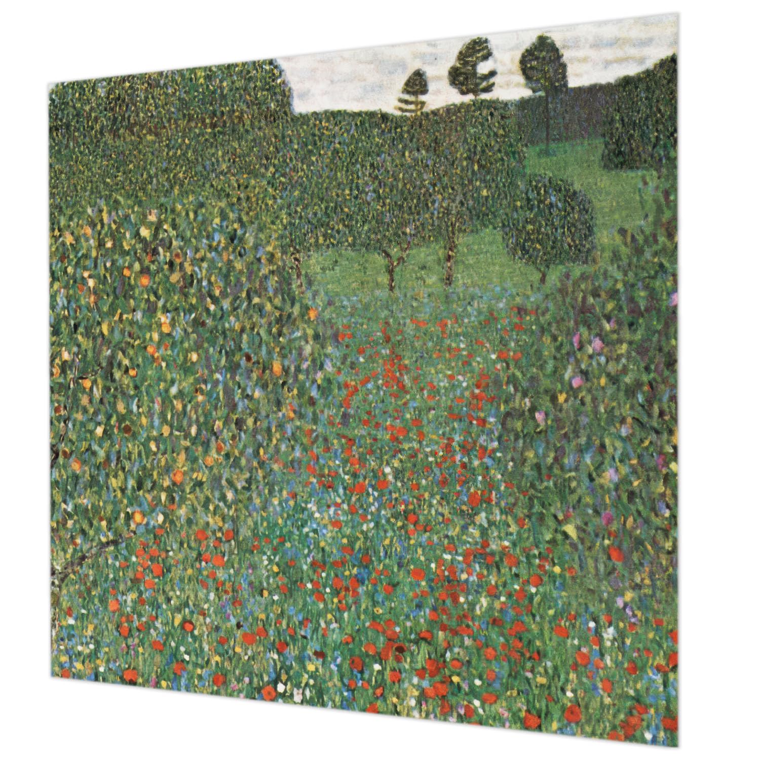 Tapisserie intissée prairie fleurie facile à nettoyer pour mur abîmé