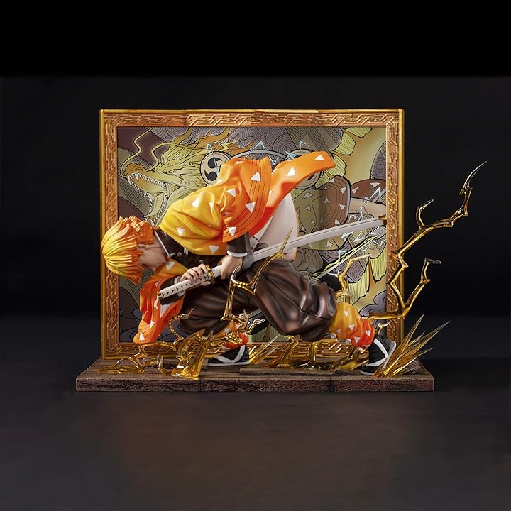 Wuhuayu demon slayer statua personaggio zenitsu agatsuma circa 21 cm alto ZINRAM AFC Wuhuayu demon slayer statua personaggio zenitsu agatsuma circa 21 cm alto ZINRAM AFC