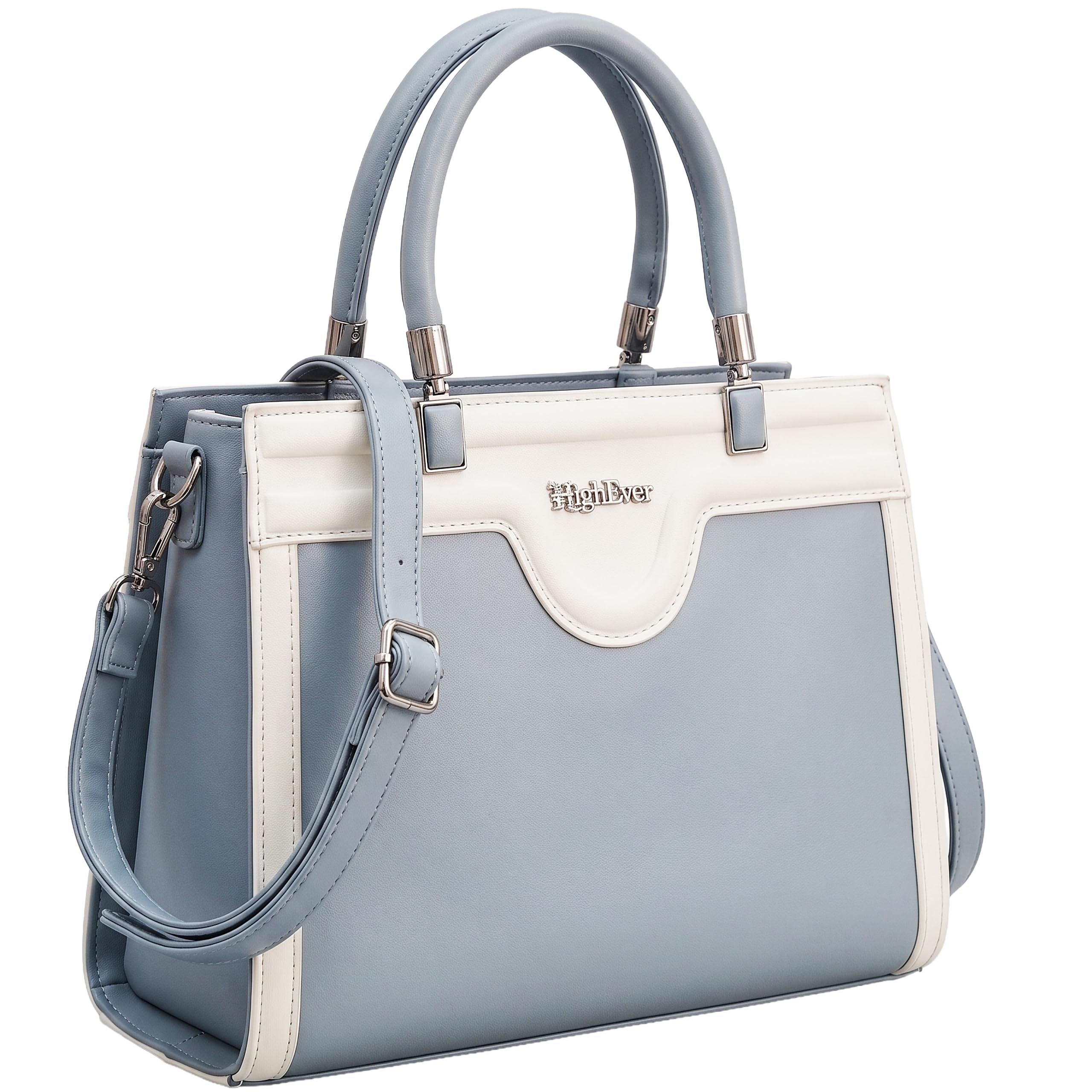 Stylish Faux Leather Satchel Handbag For Women | Elegant Design Shoulder Bag with Adjustable Strap for Ladies-image-11