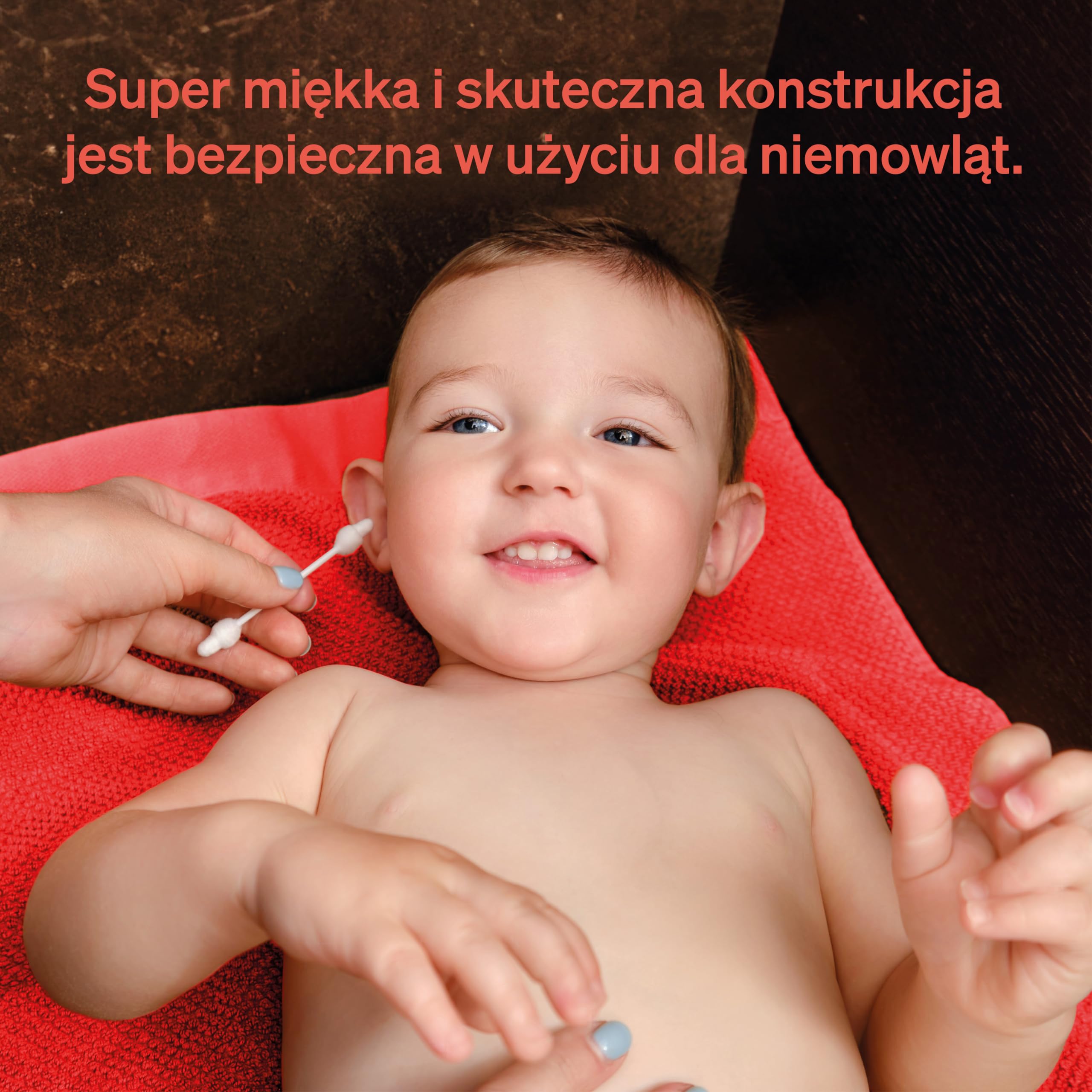 Kochaj Nowicjuszy Ekologiczne Waciki dla Niemowląt by LoveNoobs, 240 Sztuk, Ultra Miękkie do Uszu, Bezpieczne dla Dzieci, Idealne dla Rodziny, Waciki dla Bebe