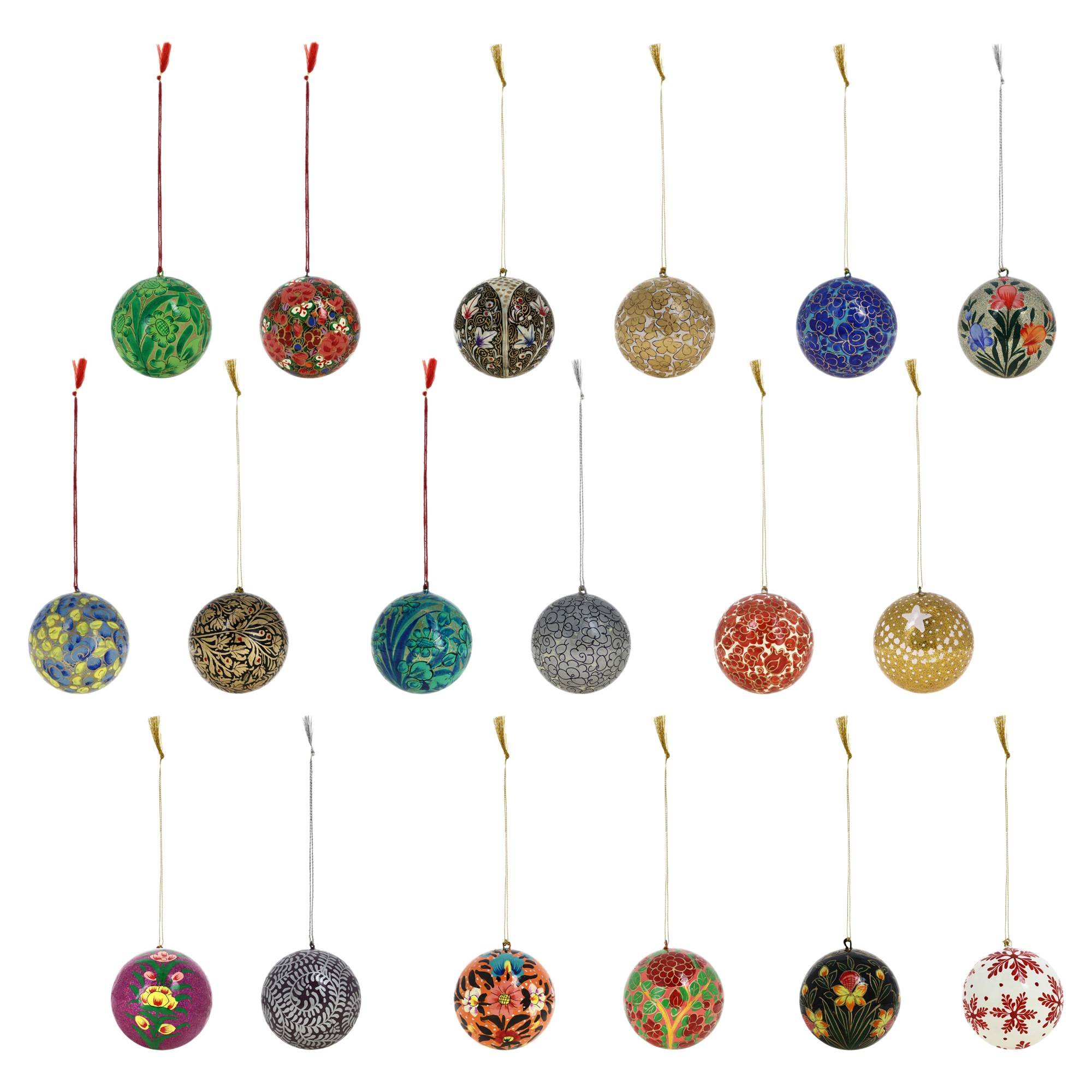 Palline Natale Nido D'ape - 3 Pezzi In Carta, Colori Assortiti - Foto 3