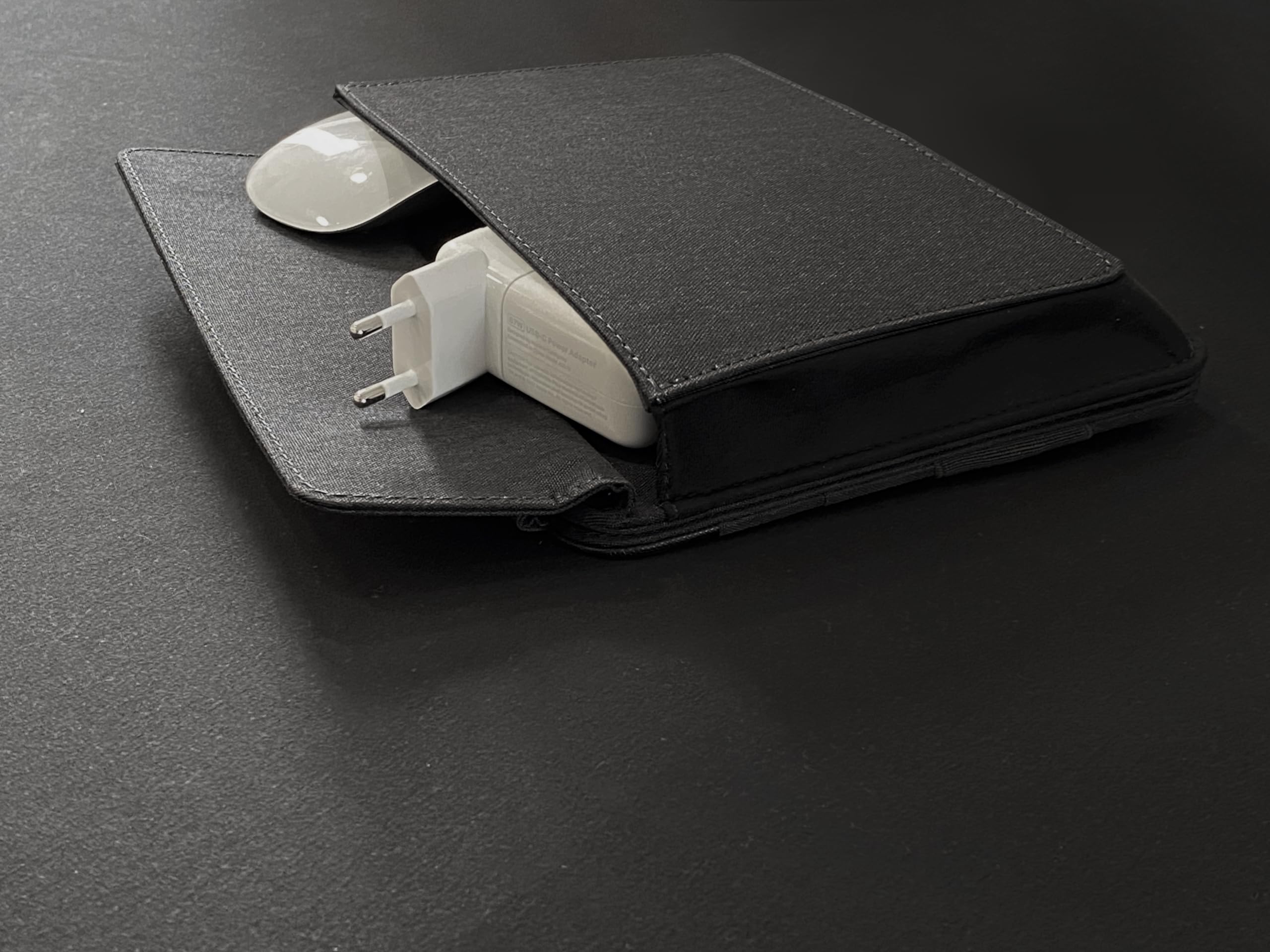 Beblau FOLD PRO przenośny organizer techniczny – zdejmowana torba na urządzenie i etui na biurko | etui na gadżety do biura i domu | niezbędnik do pracy w domu, wkładka do torby