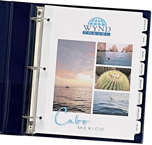 Miniatura 8 de Avery Divisores de impresión personalizables para carpetas de 3 anillas, juego de 8 pestañas (11528)