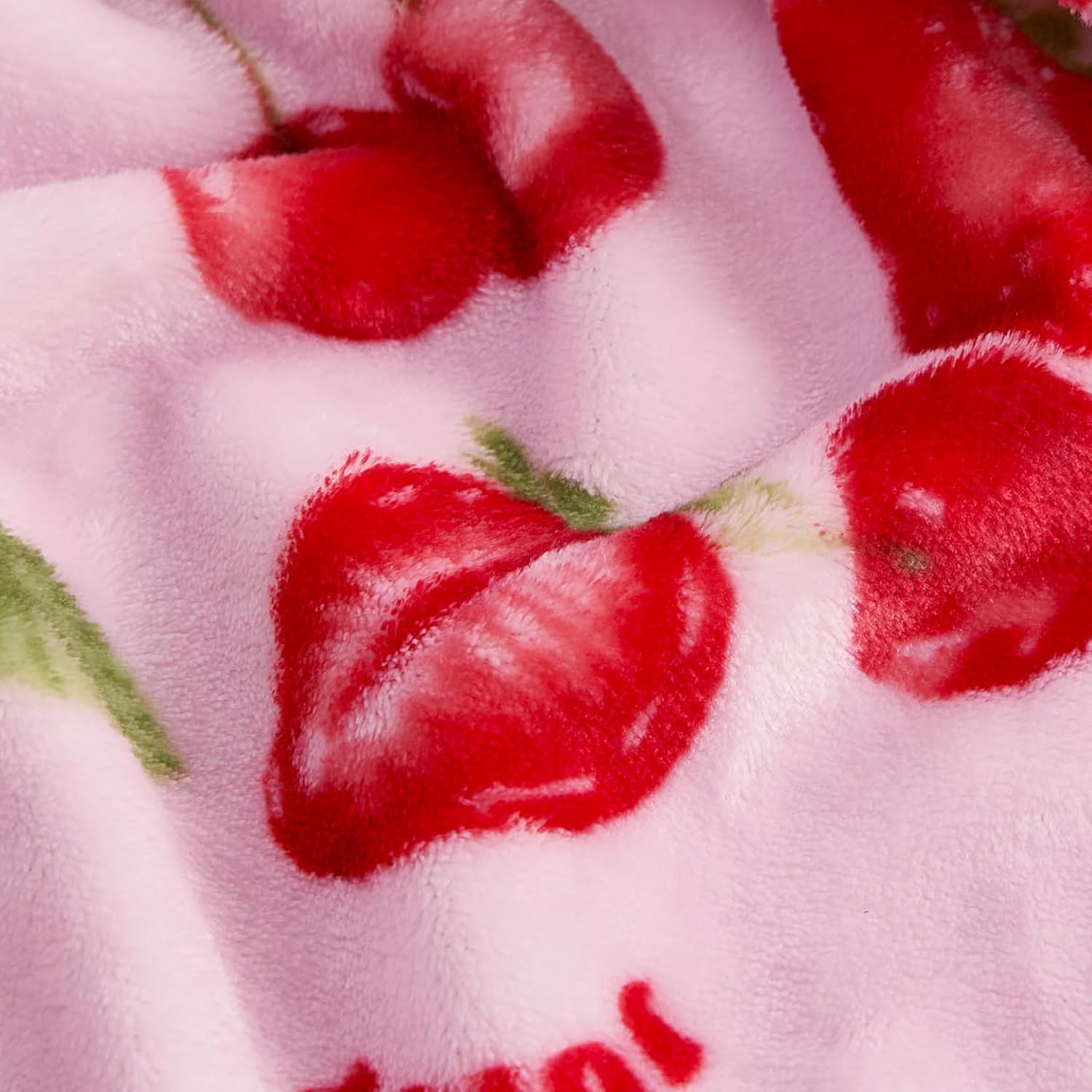 Juicy Couture Berry Happy 50" x 70" Plush Throw Blanket, Pink - Decorative Blankets for Sofas, Throws for Chairs, and Beds - Image 5