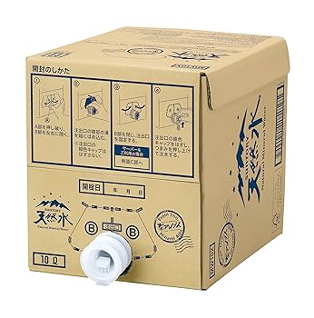 Amazon.co.jp: サントリー 天然水10L バッグインボックス 蛇口