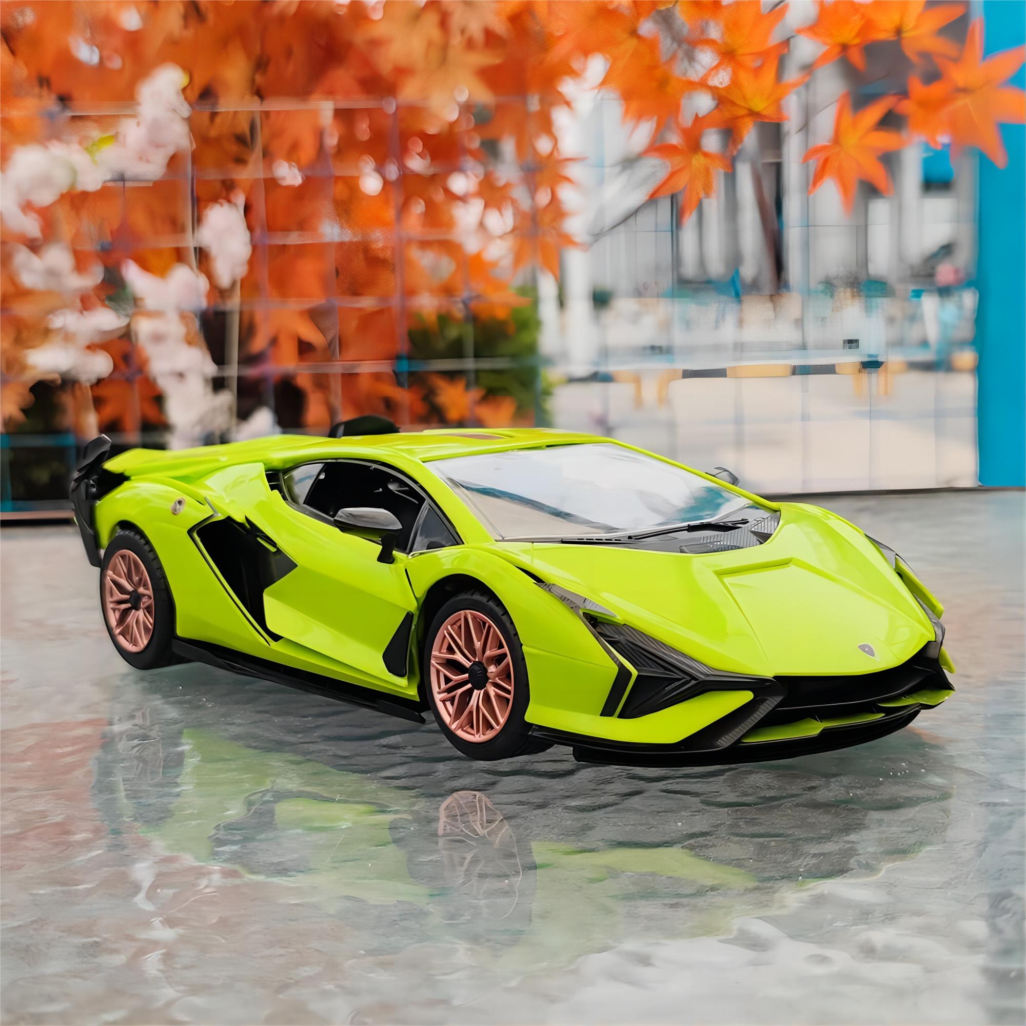 Amazon.com: RASTAR Build Your Own Licensed Lamborghini Sian FKP37