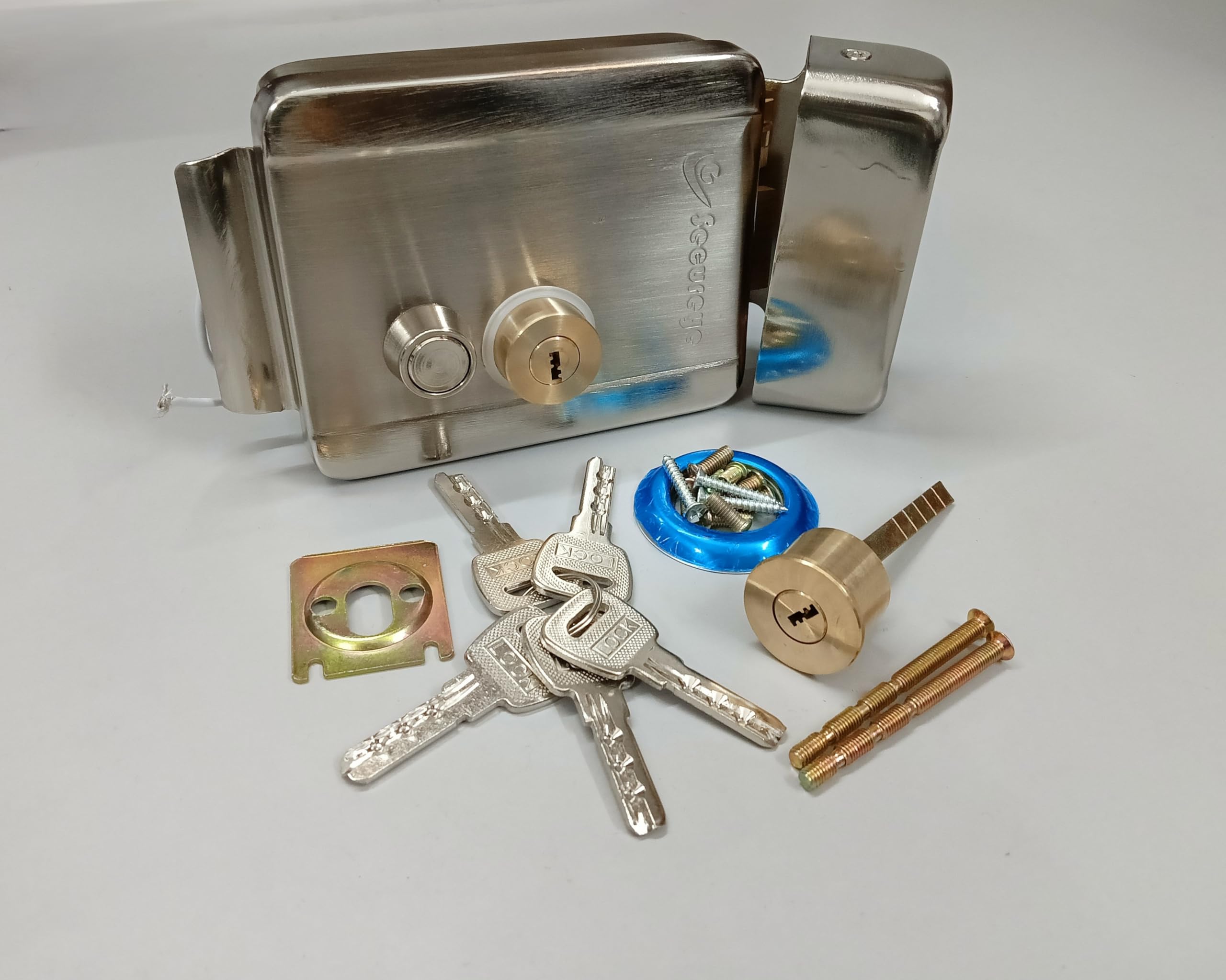 Navkar Systems Secureye/Link India Brand Electronic Rim Lock-image-28