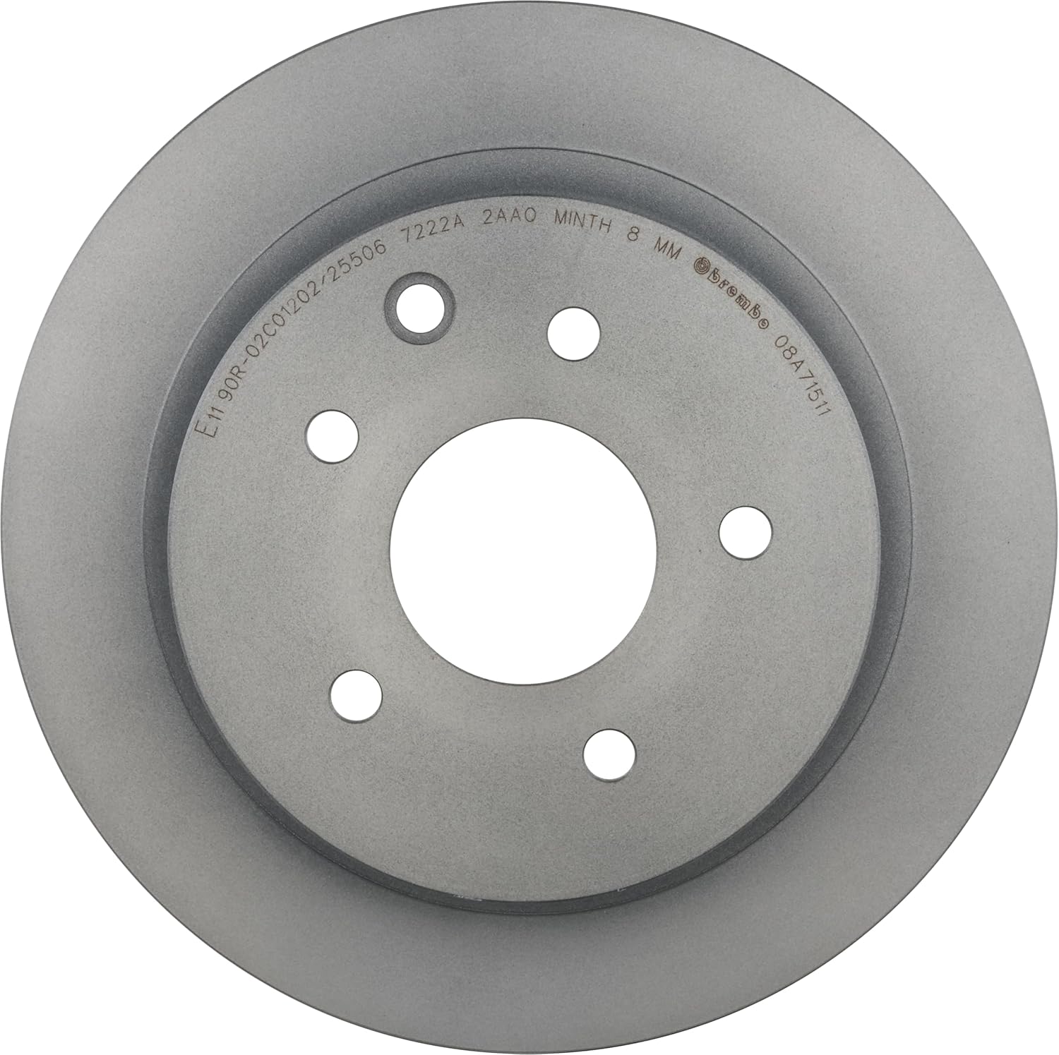 Brembo 08.A715.11 UV Coated solid Rear Brake Rotor FENGSHEN/INFINITI/NISSAN/NISSAN (DFAC)/RENAULT (DFAC) OE# 43206JD00A