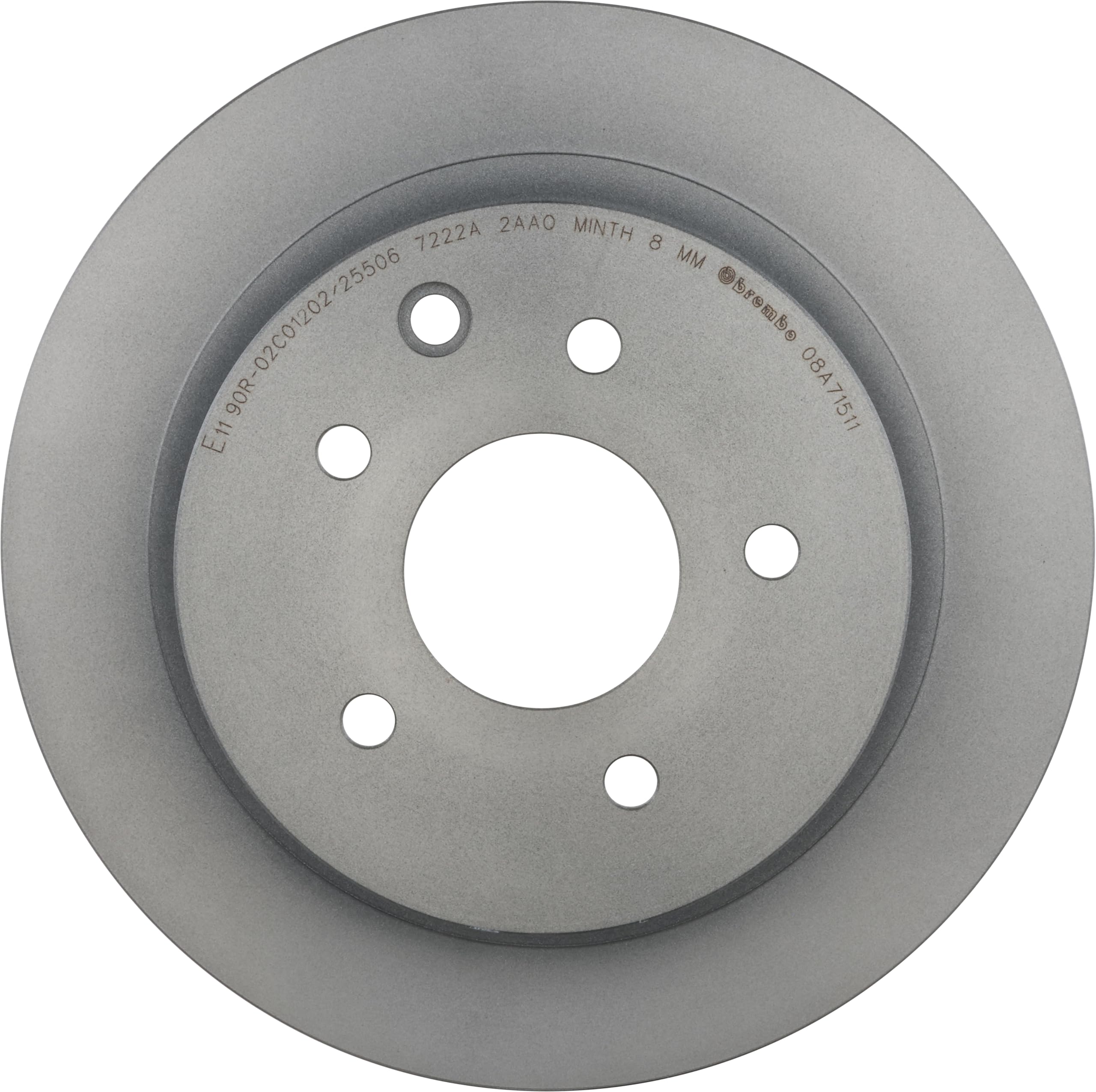 2x Brake Discs Pair Solid Rear 292mm 08.A715.11 Brembo Set 43206015VA 432067Y000