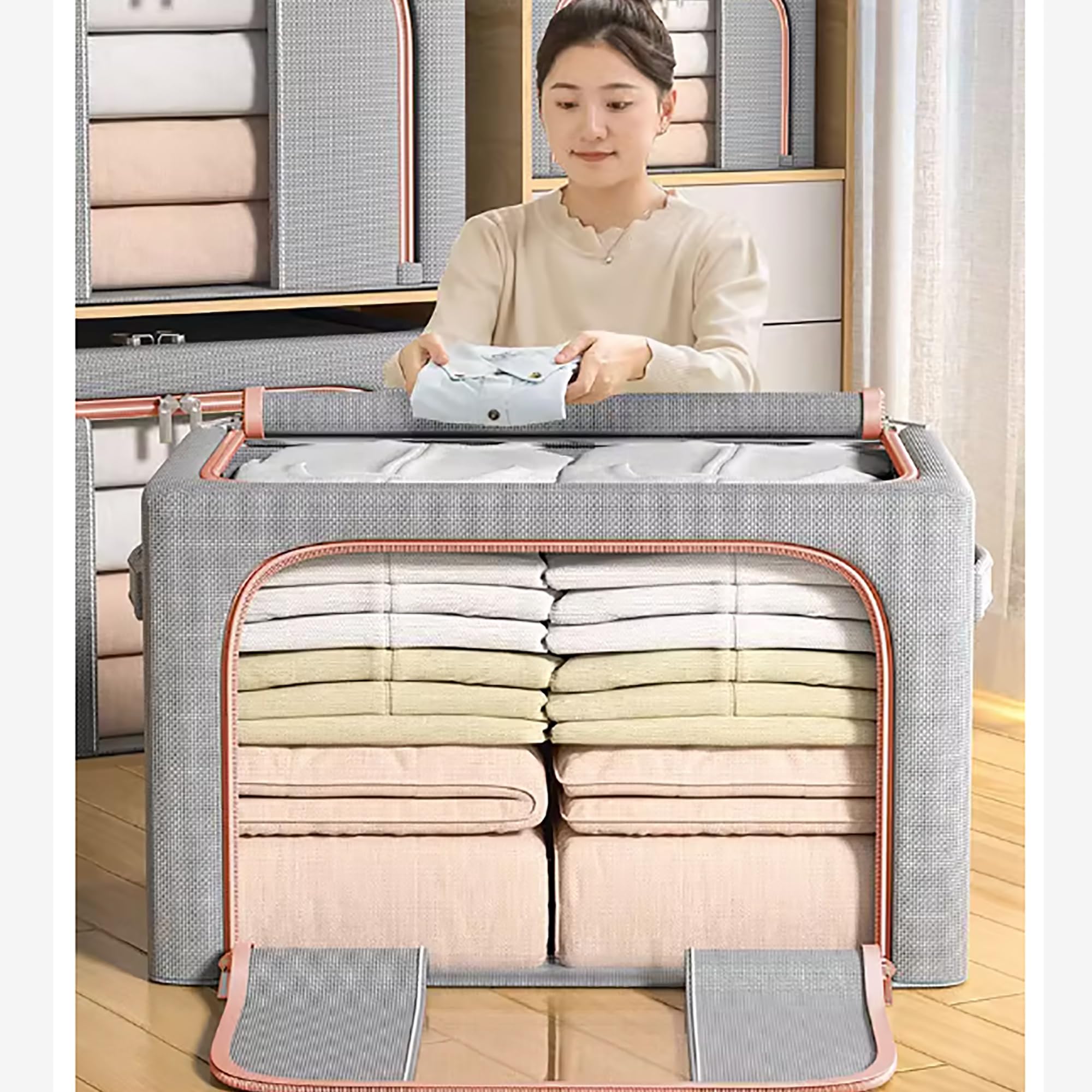 洋服box Amazon.com: Wardrobe boxes clothing storage bags clothes organizer