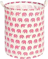 Vista 20 de KUNRO Round Laundry Gift Basket Storage Hamper Clothes Storage Basket Organizer Bin with Handles for Nursery Room