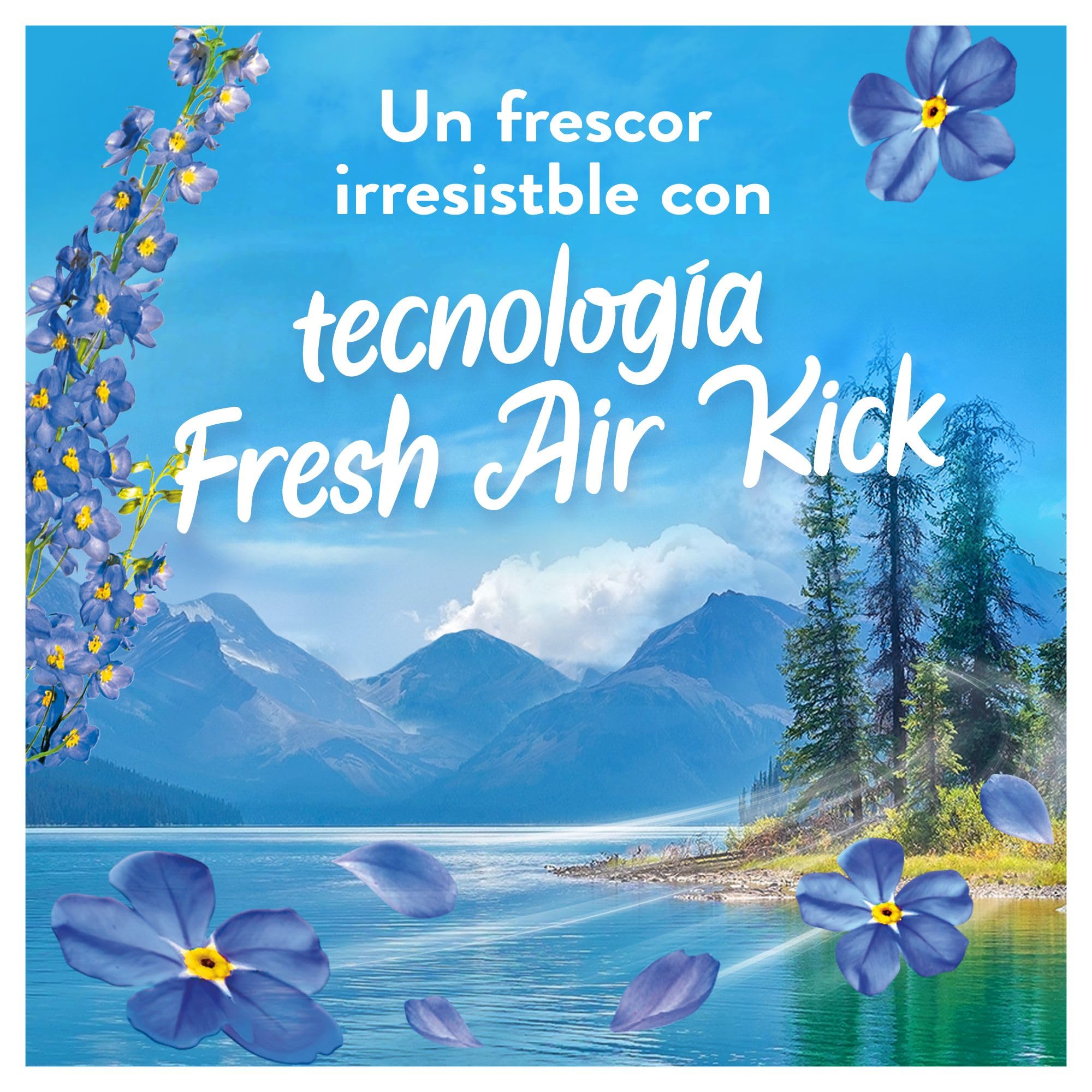 Lenor Aire Fresco Suavizante Para Ropa Frescor Alpino 36 Lavados, 6 X 504ml, Frescor Resistente Al Secar En Ambientes Húmedos O Al Sol Intenso