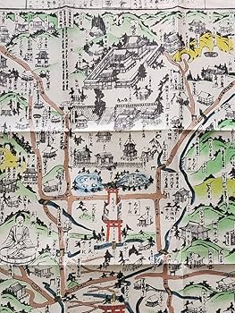 『鎌倉絵図』 古地図 郷土史料 浮世絵師 鎌倉絵図』 古地図 郷土史料 浮世絵師 鎌倉絵図』 古地図 郷土