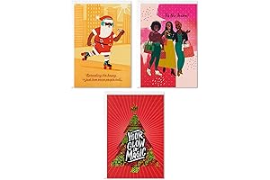 Hallmark Spreading the Happy Boxed Christmas Cards, Mahogany