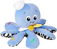 Baby Einstein Octoplush Musical Huggable Stuffed Animal Plush Toy, Learn Colors in 3 Languages, Blue, 11